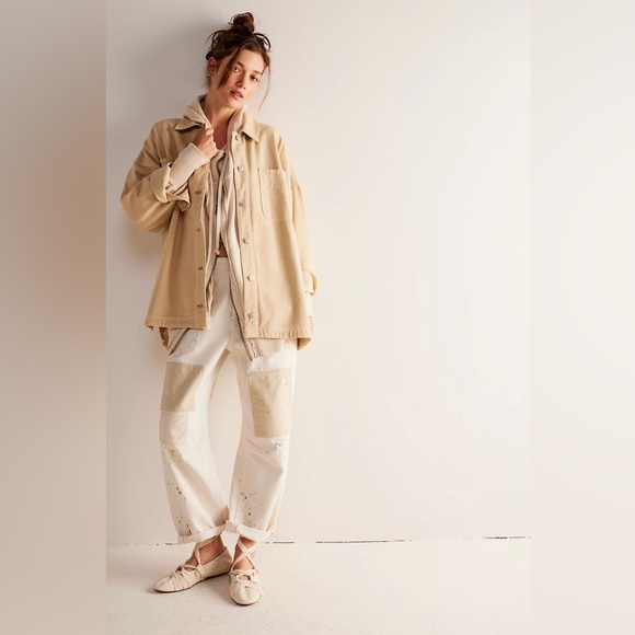 FREE PEOPLE Madison City Denim Jacket - Picture 2 of 4